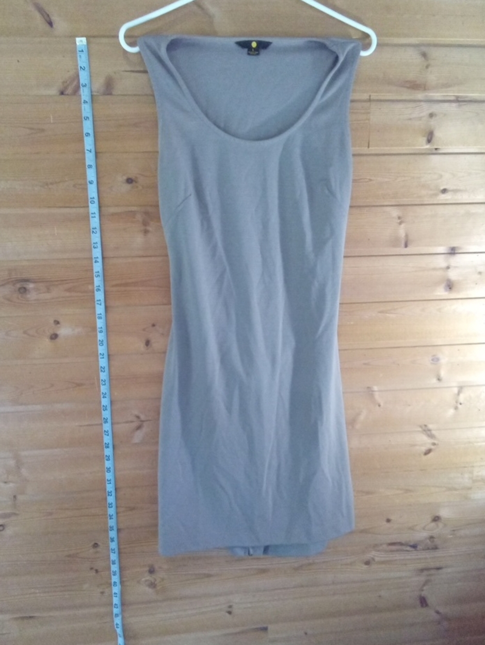 Wilfred Taupe Scoop Neck Dress